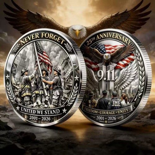 Memorial challenge coin - 9/11,