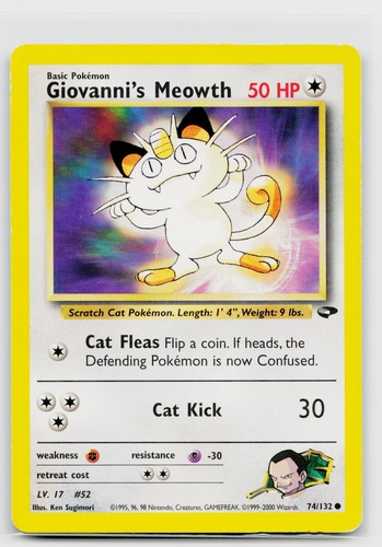 Giovanni meowth - giovanni's, (74)