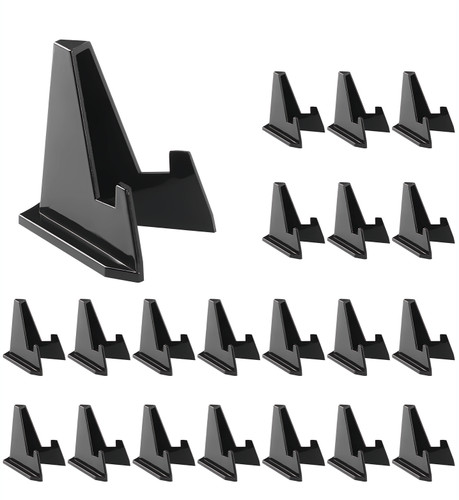 20pcs black acrylic easel - black,
